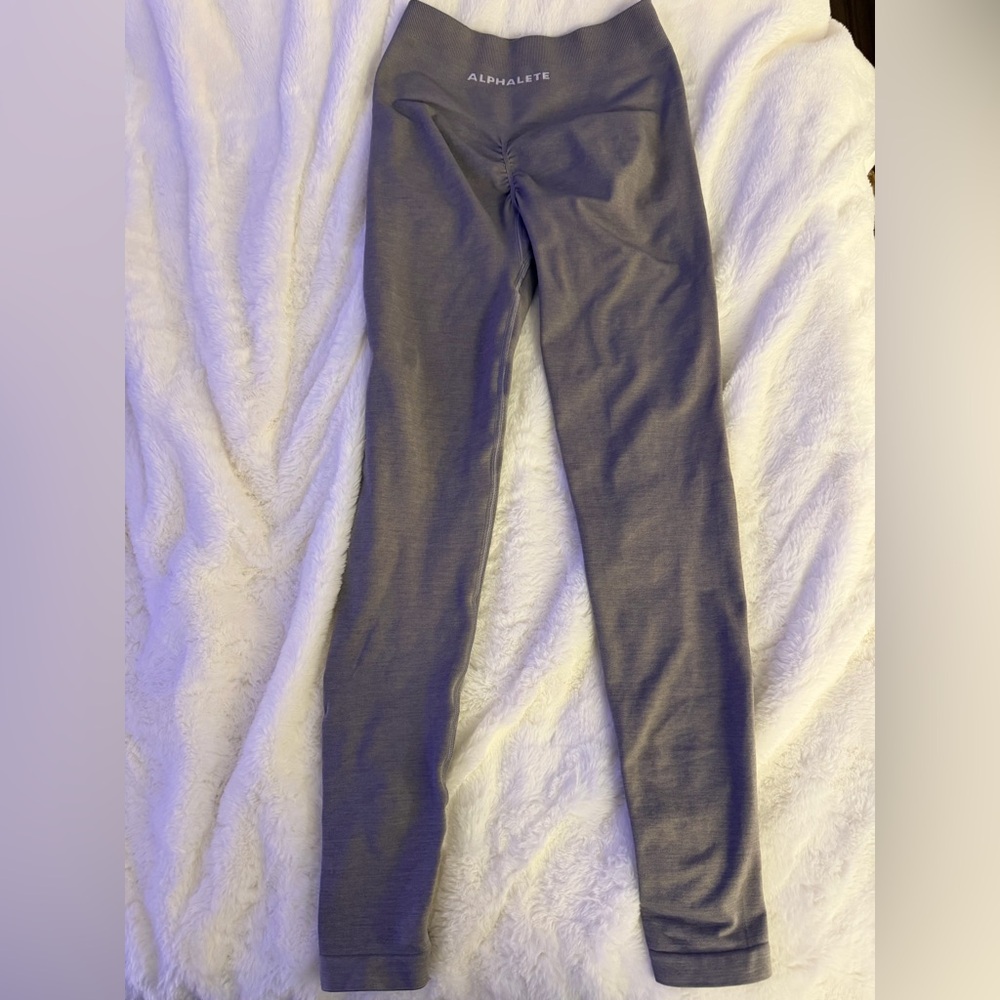 Gray Womens Alphalete Leggings (tall)